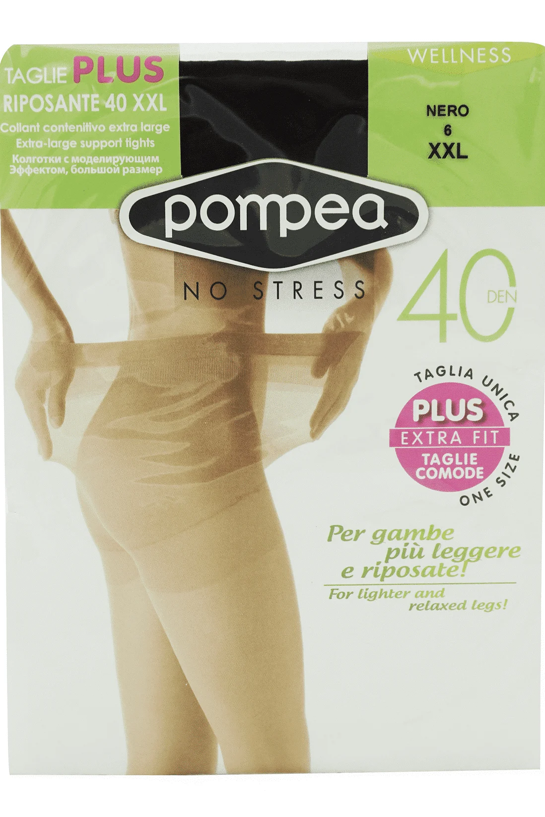 Pompea Чорапогащник Riposante 40 XXL