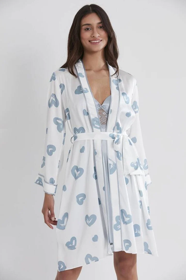 Pierre Cardin Нощничка и халат 2406 (XL Размер)
