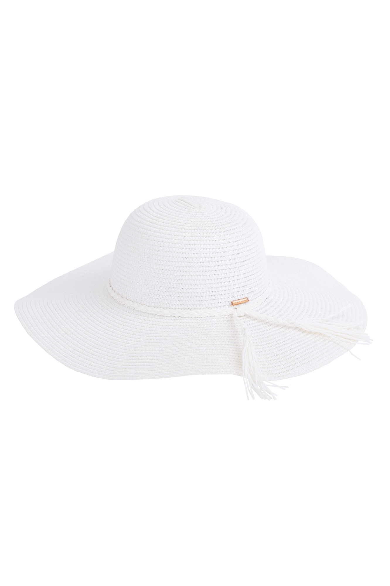 Marc & Andre Beach Straw Hat White