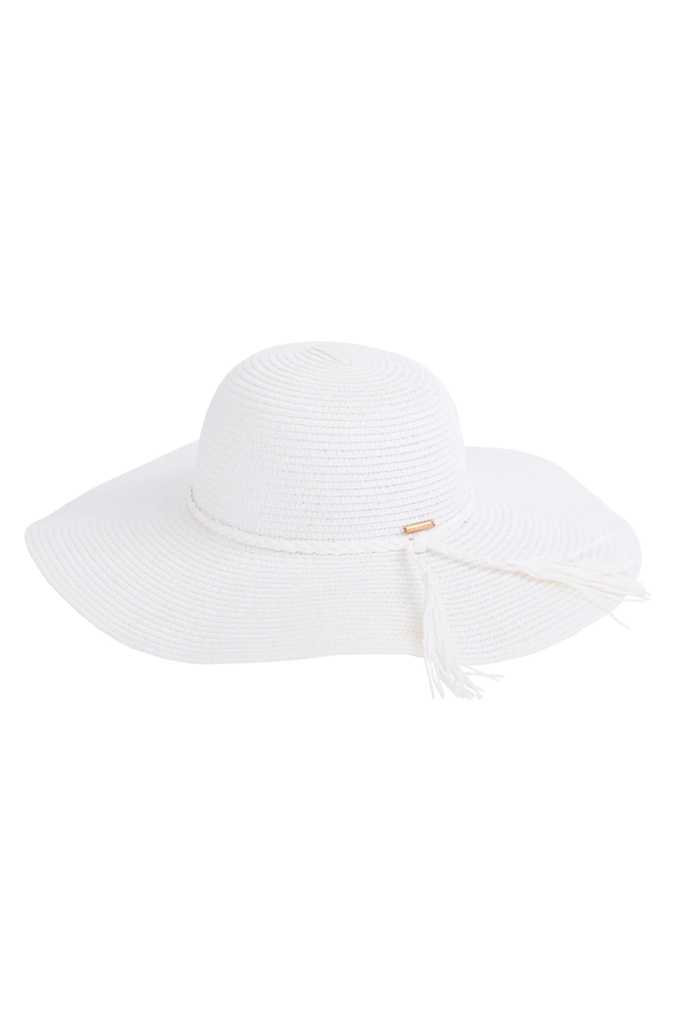 Marc & Andre Beach Straw Hat White