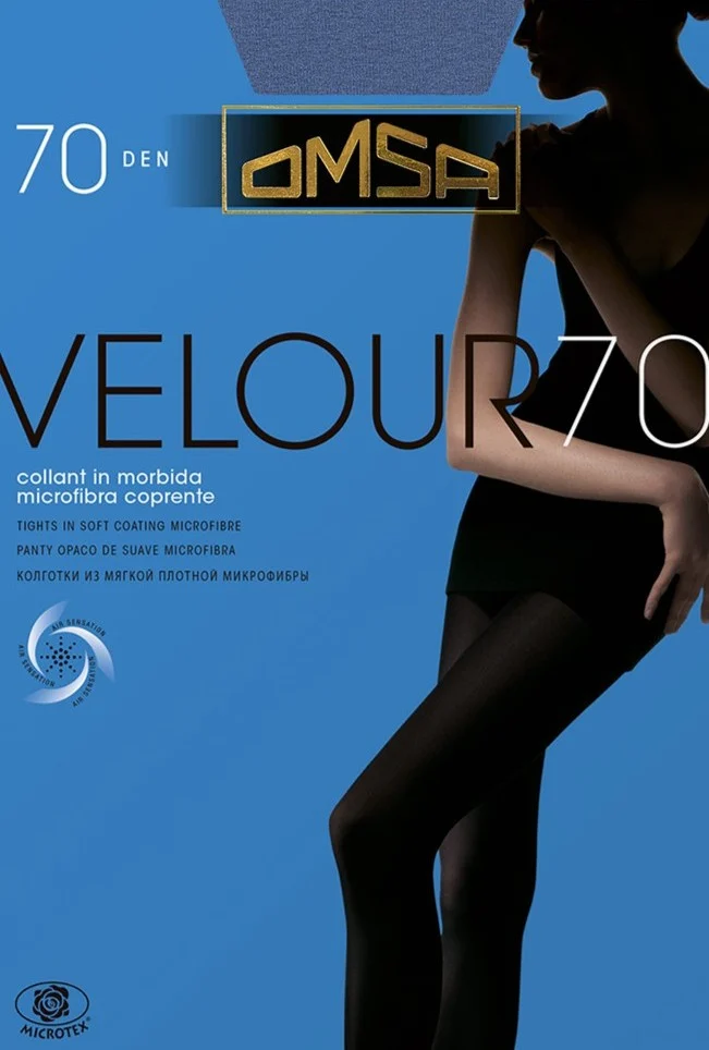 Omsa Чорапогащник Velour 70