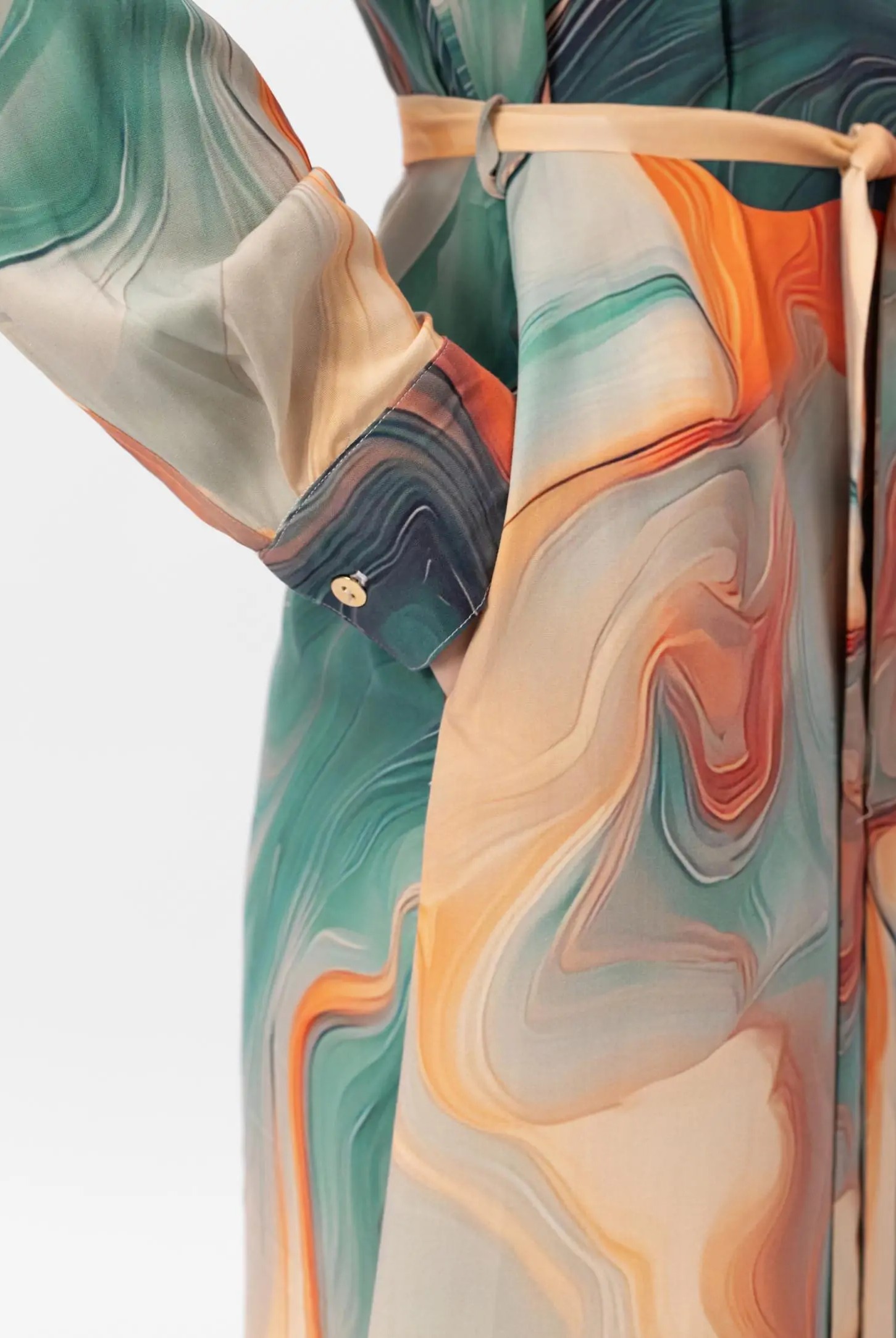 Marc & Andre Плажна Рокля тип риза Sea Swirls - Image 3
