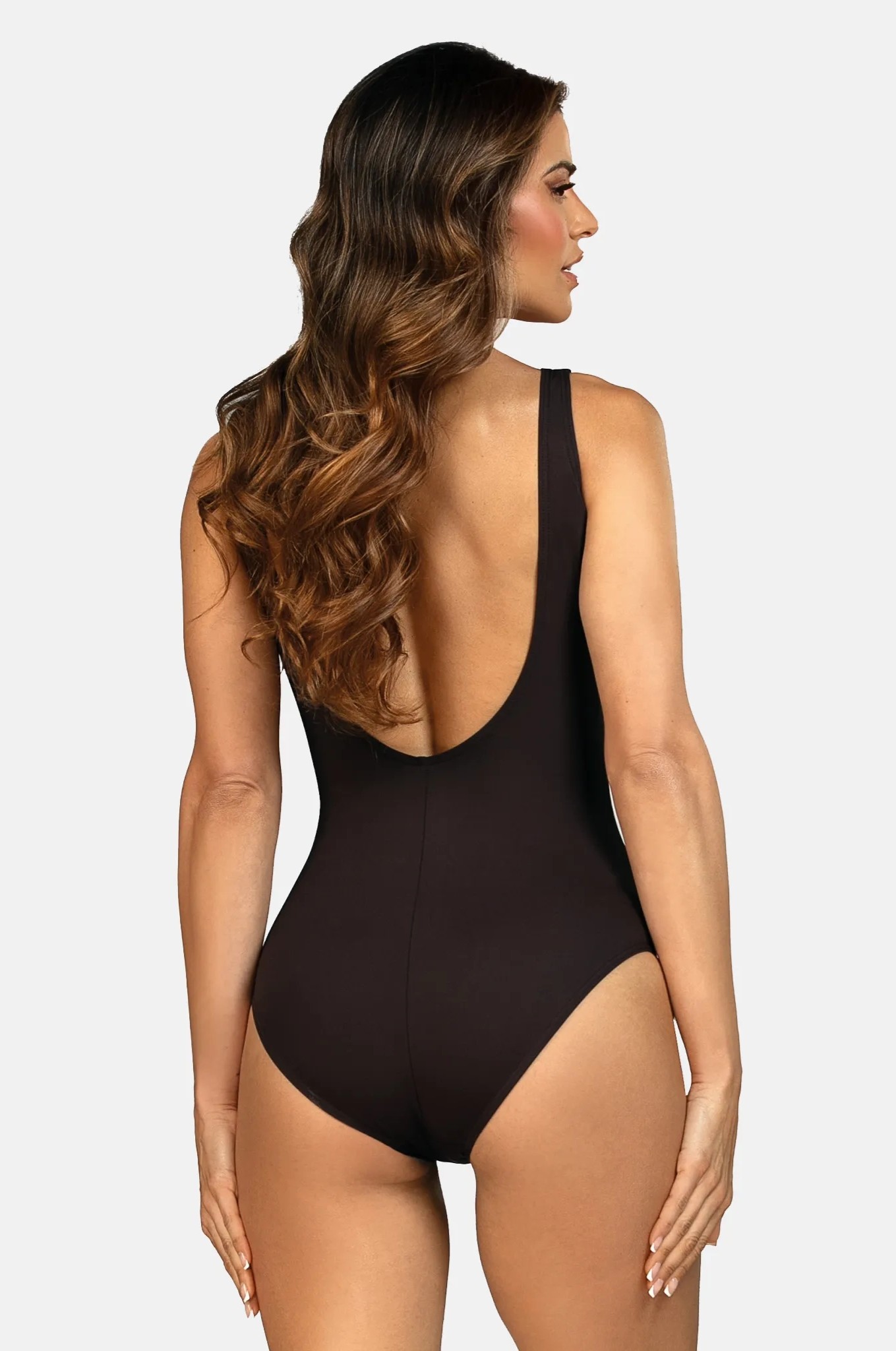 Feba Цял бански костюм Green Tropics Plus Size - Image 2